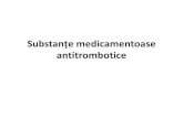 Substante medicamentoase antitrombotice