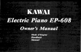 Kawai Ep-608 Manual