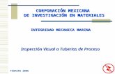 Inspeccion Visual a Tuberias de Proceso (Febrero 2006)