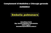 I.B. Embolia Pomonare