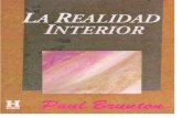 La Realidad Interior - Paul Brunton