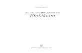 Alexandre Dumas - Emlekeim