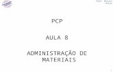 PCP Parte 08 - Adm de Materiais