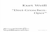 Kurt Weill - Die Dreigroschenoper - Piano Score