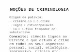 Nocoes de Criminologia Slide