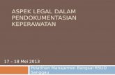 MATERI Aspek Legal Dalam Pendokumentasian Keperawatan