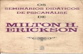 Os Seminarios Didaticos de Psicanalise de Milton H Erickson