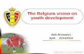 AEFCA Symposium 2012: Presentation by Bob Browaeys on The Belgium Vision of Youth Development