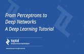 Deep Learning Tutorial: From Perceptrons to Deep Networks