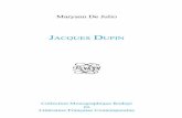 Maryann de Julio Jacques Dupin Collection Monographique Rodopi en Litterature Francaise Contemporaine 43 Collection Monographique Rodopi en Litterature Francaise Co