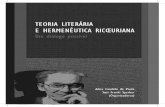 Teoria Literária e Hermenêutica Ricoeuriana