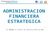 Presentacion administracion financiera estrategica