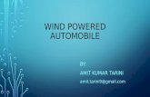 Wind powered automobile