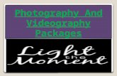 Photography and Videography Packages