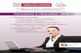 Formations à l'Expertise
