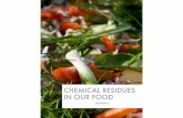 Chemical residues in our food