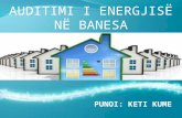 Auditimi i Energjise ne Banesa. KETI KUME Msc Energjitike/FIN
