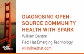 Diagnosing Open-Source Community Health with Spark-(William Benton, Red Hat)