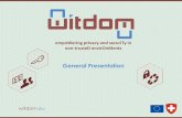 H2020 project WITDOM overview
