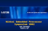 JP Keynote Nikkei Embedded Processor Symposium 2002