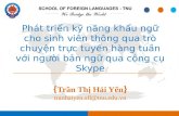 Skype with Foreigners Project Report