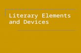 Literary elements and devices