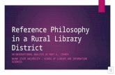 Reference philosophy in a rural library district