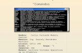 Demostracion de algunos comandos para el MS-DOS