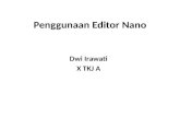 Editor nano