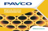 Manual Técnico Tubosistemas Conducción Gas. PAVCO