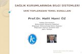 Prof.dr. halit hami oz 06-sağlık kurumlarında bilgi sistemi-veri̇ toplamanin temel kurallari