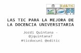 TIC Docencia Universitaria - UNAL Bogotá