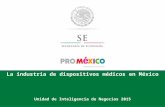La industria de dispositivos médicos en México