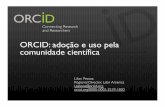ORCID – Open Researcher and Contributor ID - Lilian Pessoa