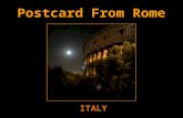 Postcard From Rome