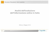 Analisi informazione online_italia_2011