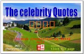The celebrity quotes (名人引語)