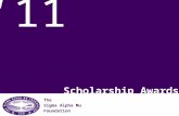 Sigma Alpha Mu Foundation 2011 Scholarship Report