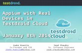 Testdroid: Testing Your Android and iOS Apps with Appium in Testdroid Cloud