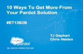 10 Ways to Get More from Your Pardot Solution