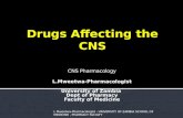 Drugs affecting the cns  psychopharmacology by pharmacologist l mweetwa
