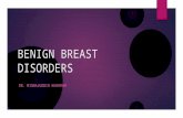 Benign breast disorders