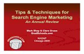 Tips and technics for search engine market