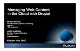Managing Web Content in the Cloud with Drupal