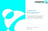 Webinar Expense Management 1 december 2010