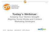Keeping Your Stories Straight: Aligning Social Media and Conent Marketing Strategies