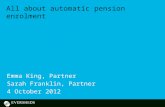 All about automatic pension enrolment