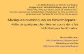 Musiques numériques en bibliothèques : quelques expériences en cours dans les bibliothèques territoriales françaises