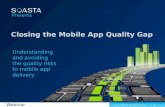 Closing the Mobile App Quality Gap webinar