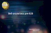 Александр Кузьмин: «Веб-аналитика для b2b»
